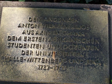 Halle Universitätsring Gedenktafel Anton Wilhelm Amo.JPG